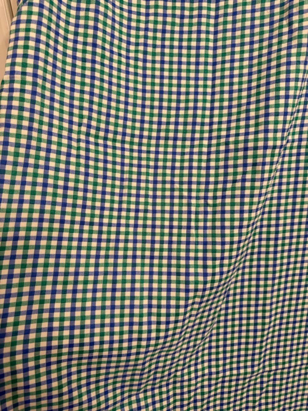 Elle Blue & Green Checked Button-Up - Picture 4 of 4